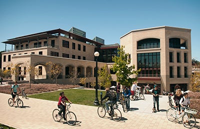 The School of Engineering is located in the Huang Building.